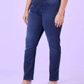 Plus Size Dark Wash Stretch Jeans | XL-7XL