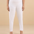 Plus Size Solid Knit Stretch Leggings | XL-7XL