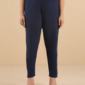 Plus Size Solid Knit Stretch Leggings | XL-7XL