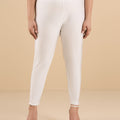 Plus Size Nylon Knit Stretch Shimmer Leggings | XL-7XL