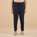 Plus Size Solid Knit Stretch Leggings | XL-7XL