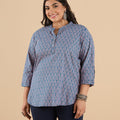 Plus Size Printed Cotton Kurti | XL-7XL