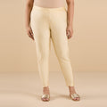 Plus Size Nylon Knit Stretch Shimmer Leggings | XL-7XL