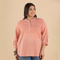 Plus Size Solid Slub Kurta | XL-7XL
