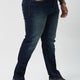 Plus Size Mens Zach Fit Dark Wash Stretch Jeans | XL-7XL