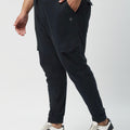 Plus Size Men Everyday Solid Knit Jogger | XL-7XL