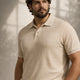 PLUS SIZE MEN JACQUARD POLO T-SHIRT| XL-7XL