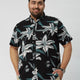 Plus Size Men Holiday Printed Half Sleeve Shirts | XL-7XL
