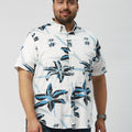Plus Size Men Holiday Printed Half Sleeve Shirts | XL-7XL