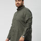 Plus Size Men Nautical Elegance Printed Stretch Full Sleeve Shirts | XL-7XL