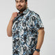 Plus Size Men Adventure Printed Half Sleeve Shirt | XL-7XL
