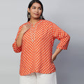 Plus Size Printed Viscose Kurti | XL-7XL