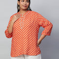 Plus Size Printed Viscose Kurti | XL-7XL