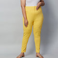 Plus Size Solid Knit Stretch Leggings | XL-7XL