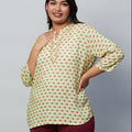 Plus Size Printed Viscose Kurti | XL-7XL