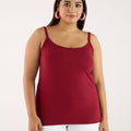Plus Size Solid Knit Stretch Spagetti | XL-7XL