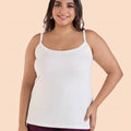 Plus Size Solid Knit Stretch Spagetti | XL-7XL