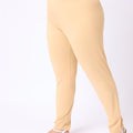 Plus Size SOLID KNIT STRETCH LEGGINGS | XL-7XL