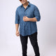 Plus Size GEO PRINT SATIN SHIRT | XL-7XL