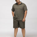 PLUS SIZE LOUNGE CO-ORD SET SHORT FOR MEN | XL-7XL
