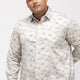 PLUS SIZE PRINTED GIZA SATIN PARTY SHIRT FOR MEN | XL-7XL