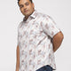 PLUS SIZE PRINTED GIZA SATIN PARTY SHIRT FOR MEN | XL-7XL