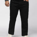 PLUS SIZE MEN’S STRETCHABLE KEVIN FIT JEANS – SOLID BLACK | XL-7XL