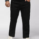 PLUS SIZE MEN’S STRETCHABLE KEVIN FIT JEANS – SOLID BLACK | XL-7XL