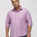 PLUS SIZE SOLID STRUCTURE EASY PRESS SMART CASUAL SHIRT FOR MEN | XL-7XL