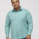 PLUS SIZE SOLID STRUCTURE EASY PRESS SMART CASUAL SHIRT FOR MEN | XL-7XL