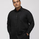 PLUS SIZE FESTIVE TENCEL COTTON STRUCTURE SOLID EVENING SHIRT FOR MEN | XL-7XL