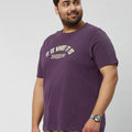 Plus Size Mélange Crew Neck T-Shirt | XL-7XL