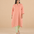 Plus Size Printed Cotton Kurti | XL-7XL