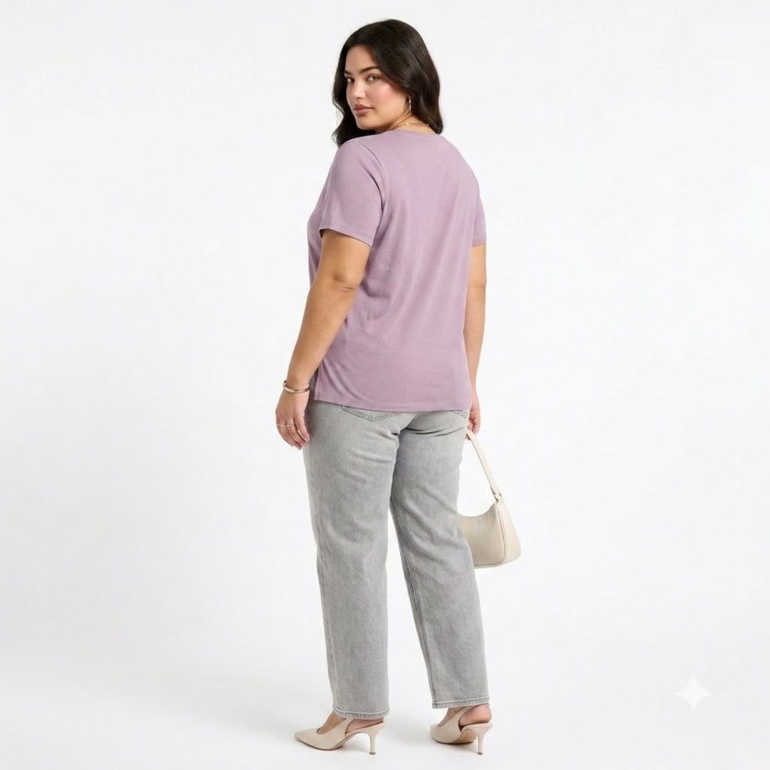 PLUS SIZE WOMEN’S SOLID TSHIRT | XL-7XL