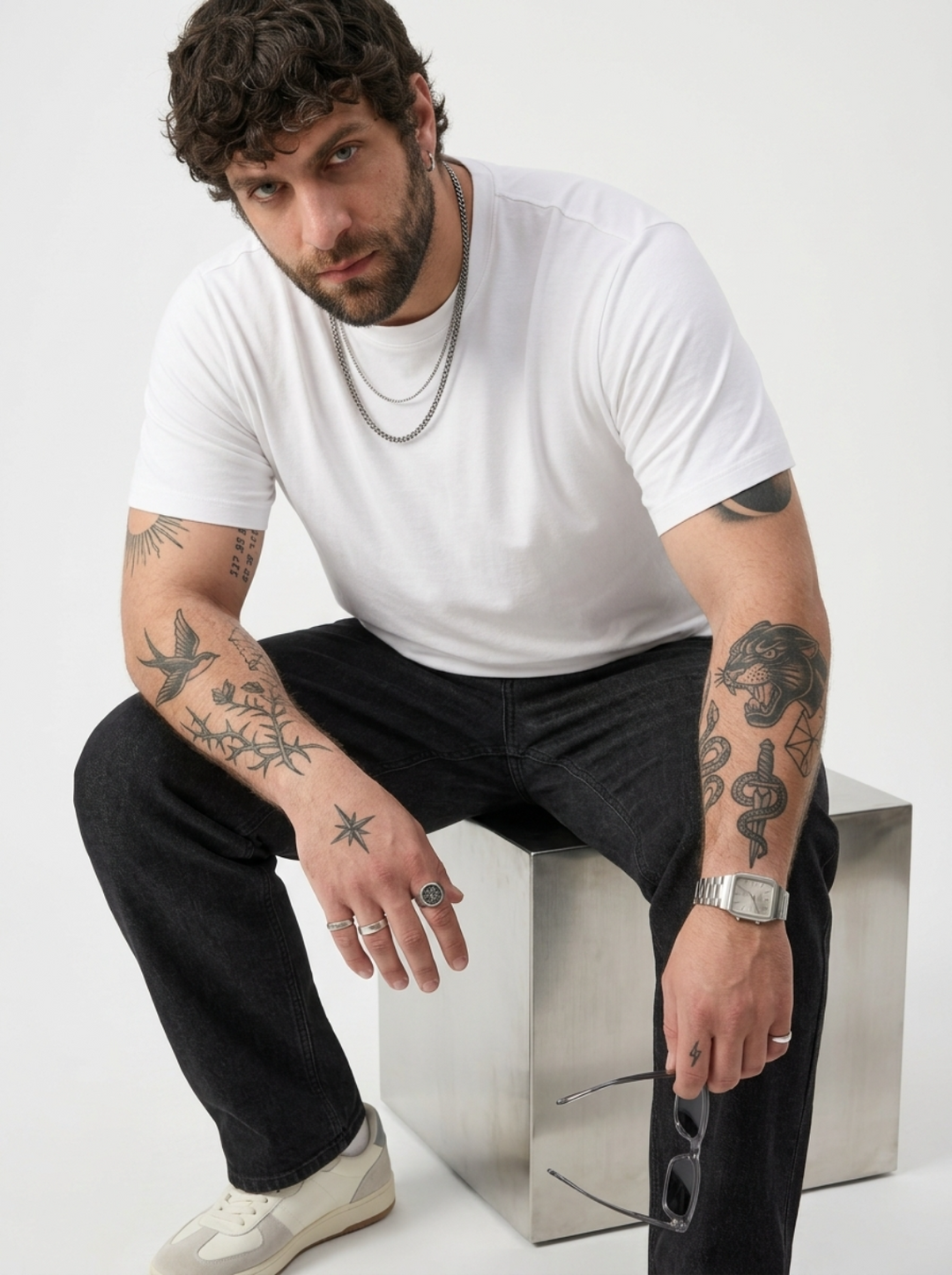 PLUS SIZE BAMBOO COTTON LYCRA T-SHIRT FOR MEN | XL-7XL