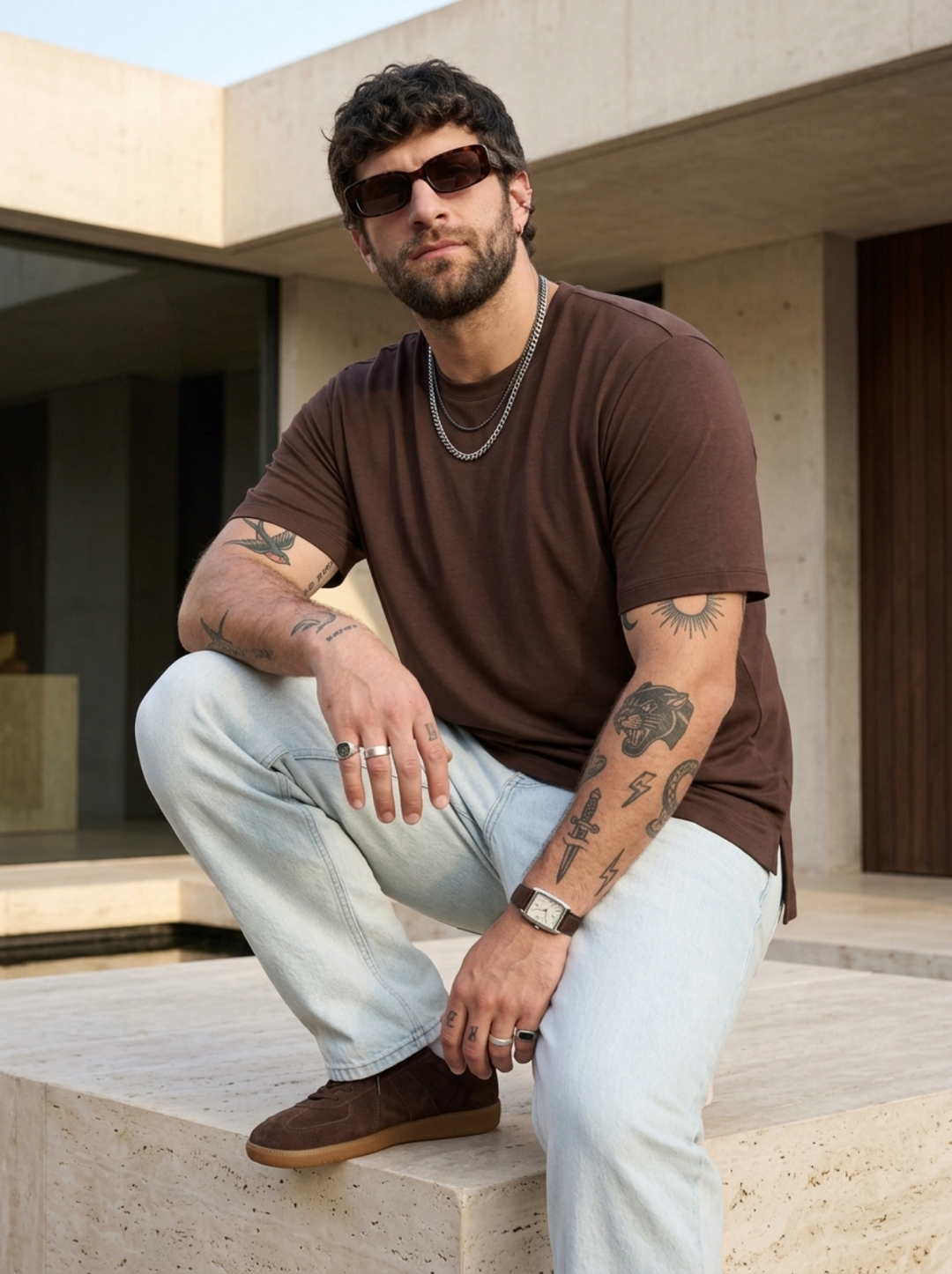 PLUS SIZE BAMBOO COTTON LYCRA T-SHIRT FOR MEN | XL-7XL