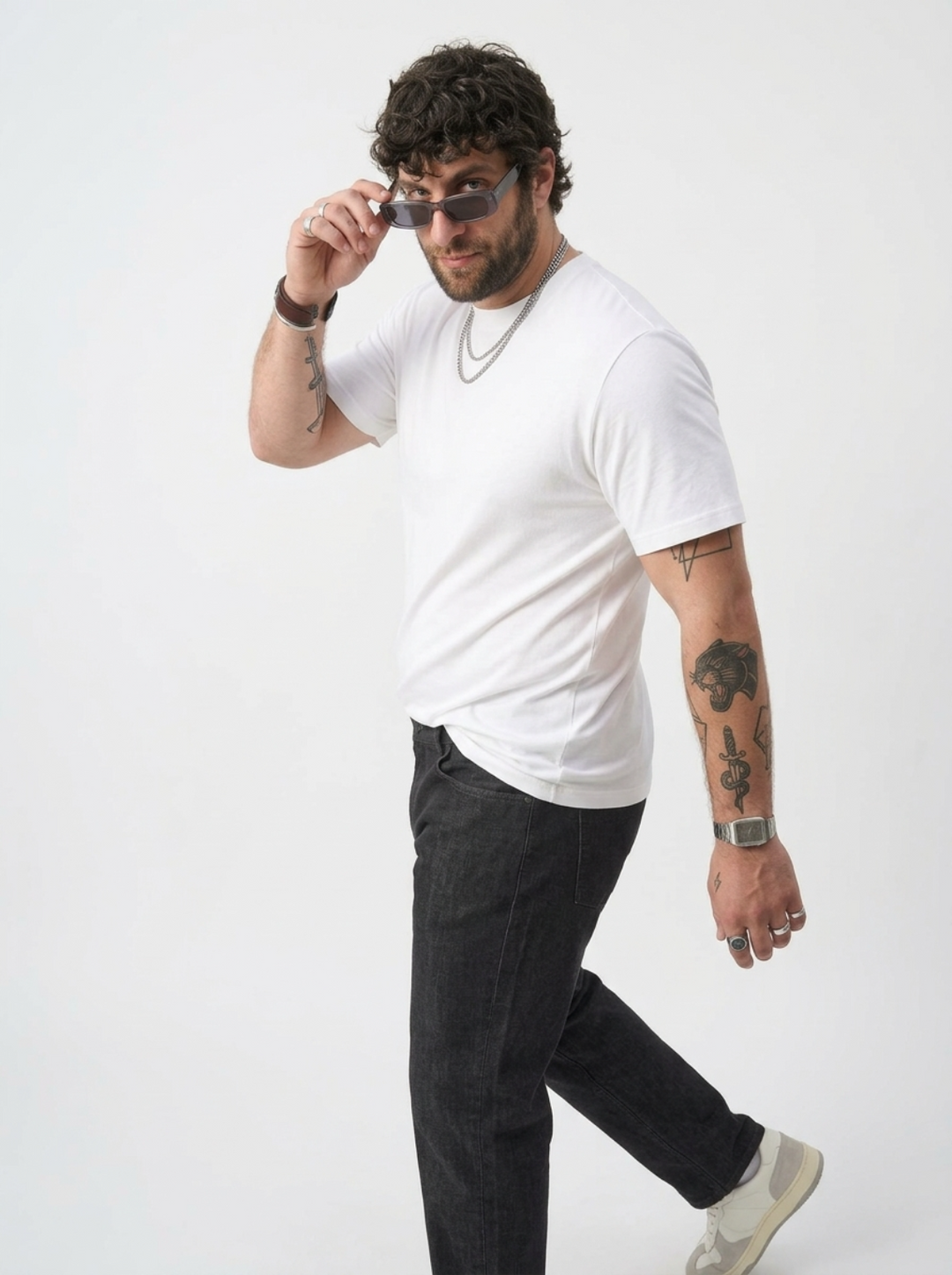 PLUS SIZE BAMBOO COTTON LYCRA T-SHIRT FOR MEN | XL-7XL