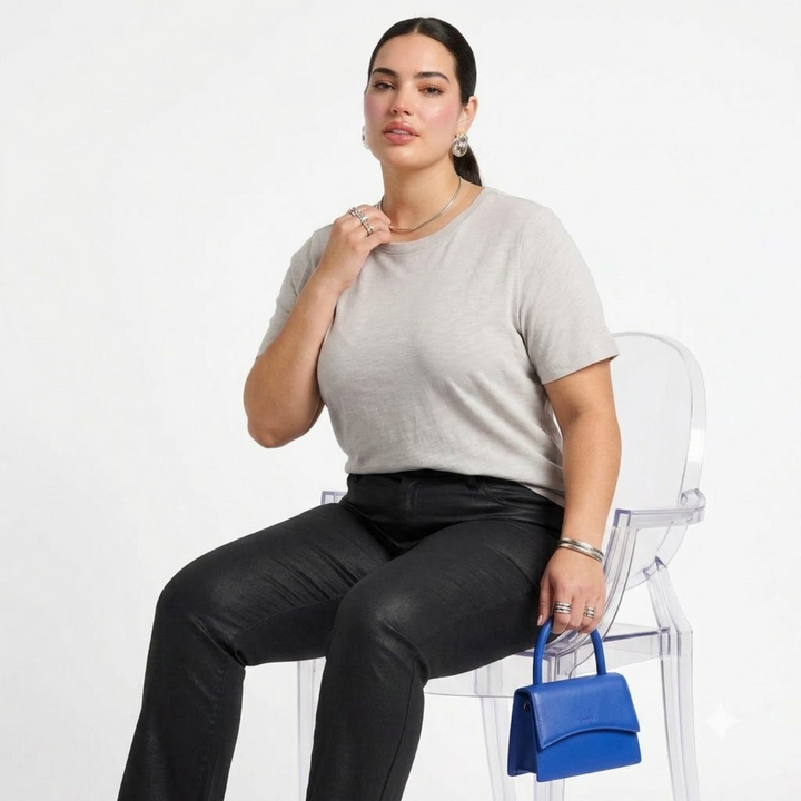 PLUS SIZE WOMEN’S SOLID TSHIRT | XL-7XL