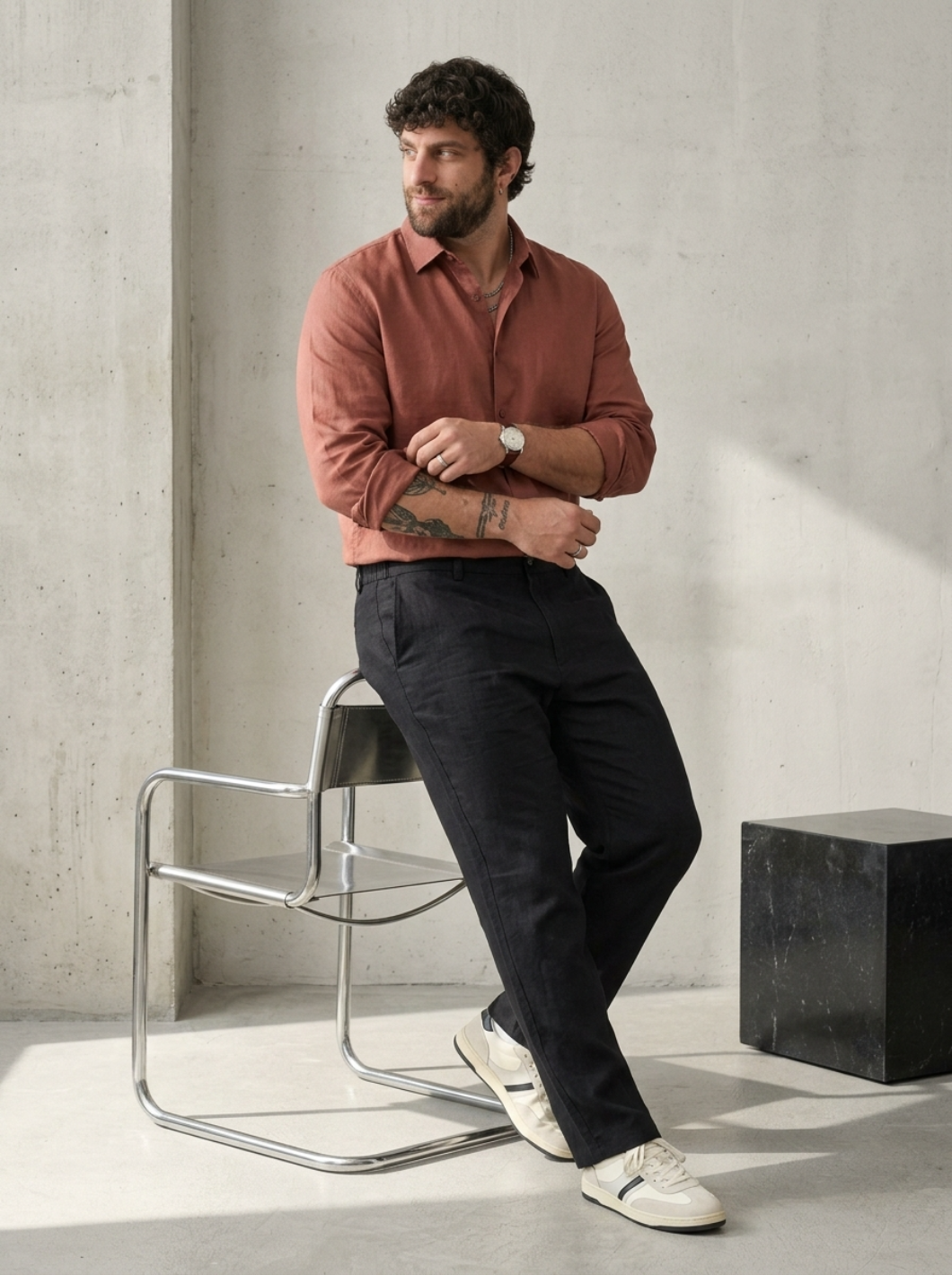 PLUS SIZE MEN’S LINEN PULLON PANT | XL-7XL