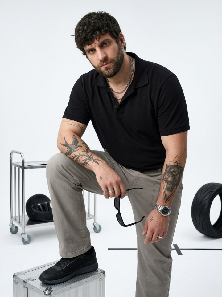 PLUS SIZE MEN SMART POLO | XL-7XL