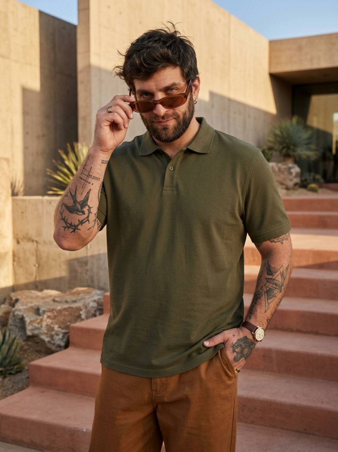 PLUS SIZE MEN SMART POLO | XL-7XL