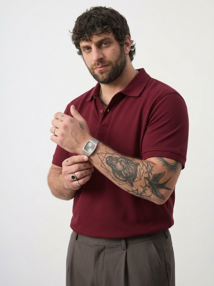 PLUS SIZE MEN SMART POLO | XL-7XL