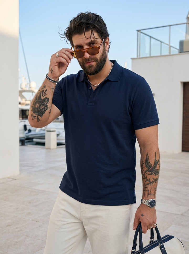 PLUS SIZE MEN SMART POLO | XL-7XL