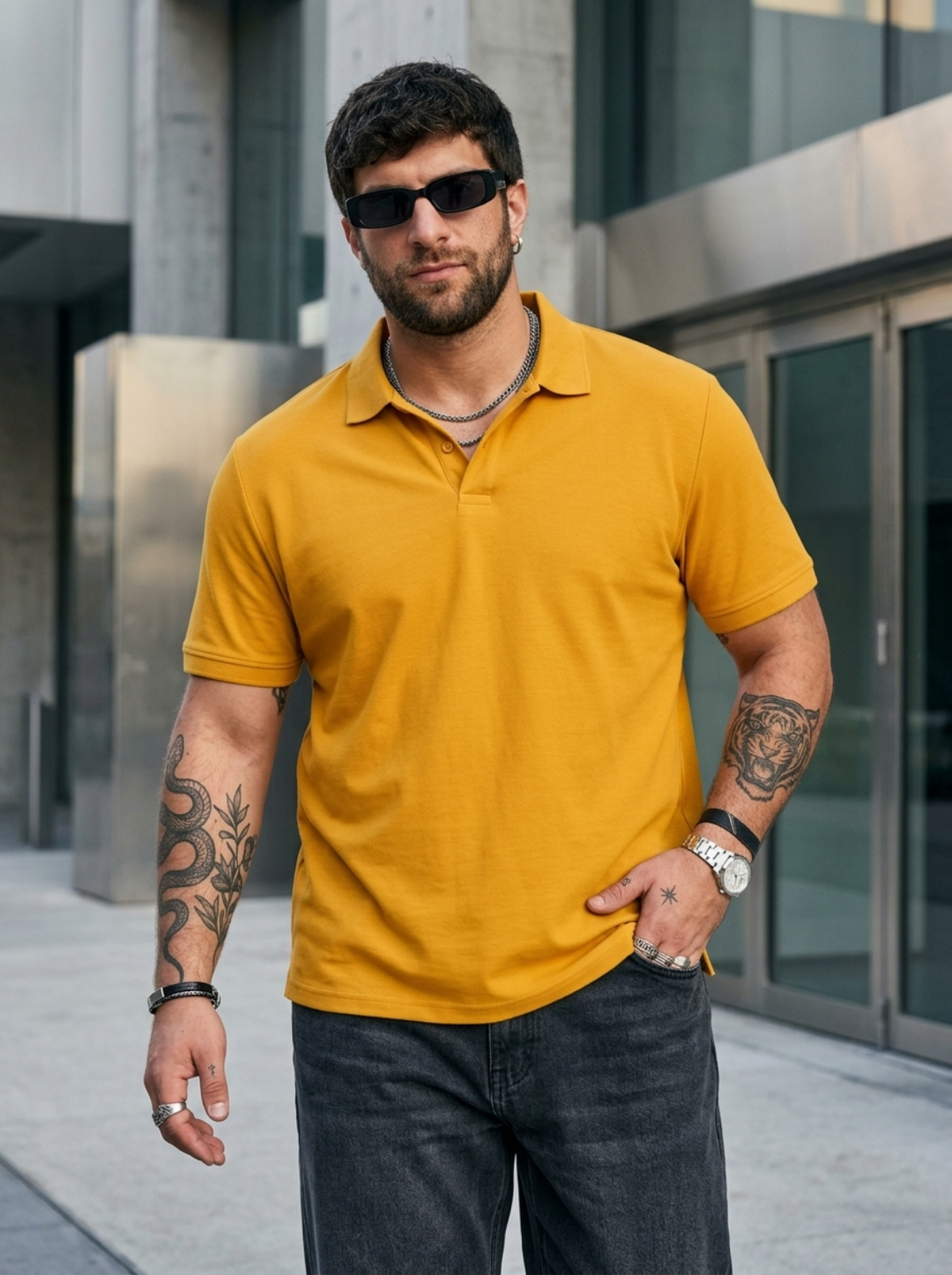 PLUS SIZE MEN SMART POLO | XL-7XL
