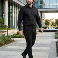 PLUS SIZE SOLID GIZASHIRT FOR MEN | XL-7XL