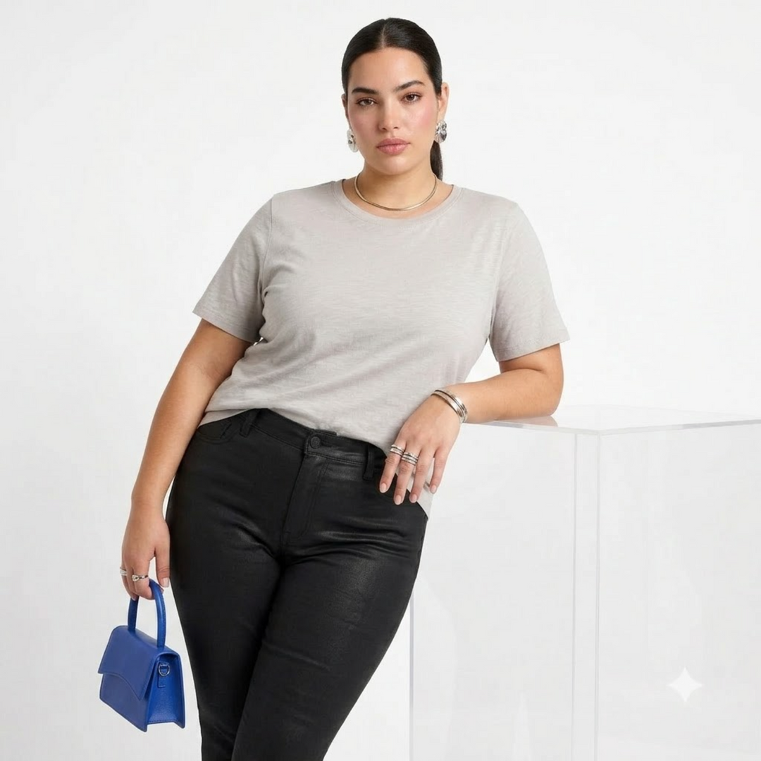 PLUS SIZE WOMEN’S SOLID TSHIRT | XL-7XL