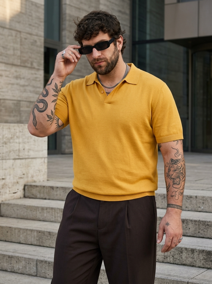 PLUS SIZE MEN SMART POLO | XL-7XL