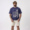 PLUS SIZE SAINT TROPEZ HOLIDAY T-SHIRT FOR MEN | XL-7XL