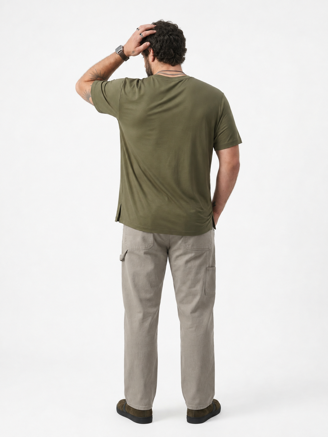 PLUS SIZE BAMBOO COTTON LYCRA T-SHIRT FOR MEN | XL-7XL
