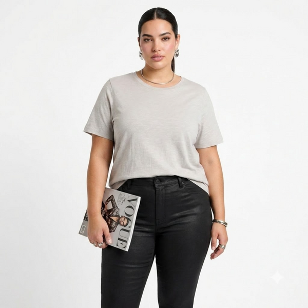 BIG HELLO - THE PLUS LIFE-Womens T-Shirt - Essential